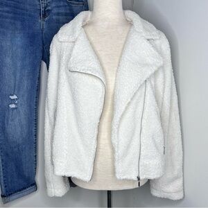 adyson parker Sherpa Moto Jacket size Large